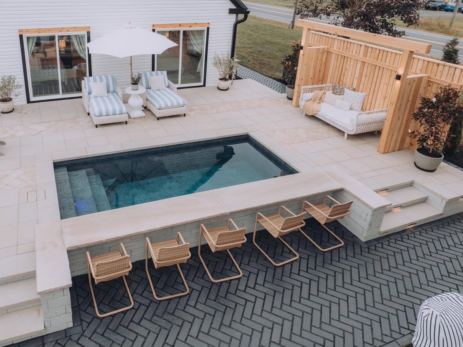 Fully In-Ground Bayto pool