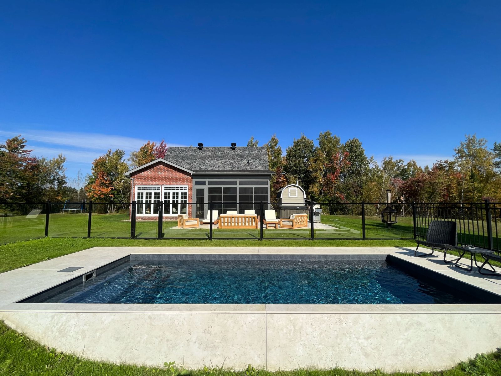 Semi In-Ground Bayto pool