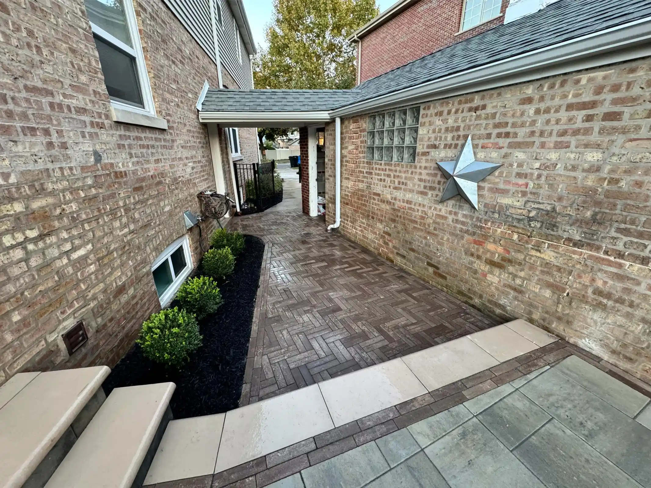 Moody Ave Project: Backyard Transformation, Aerial Views (photo 2 of 4)