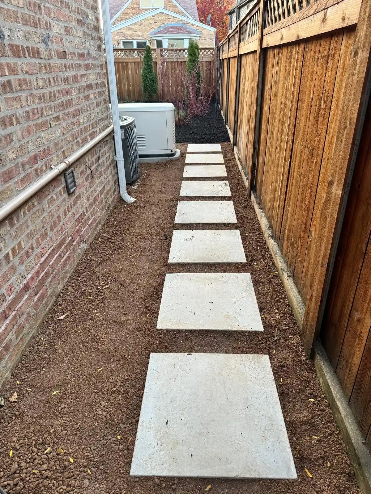 Moody Ave Project: Backyard Transformation, Aerial Views (photo 4 of 4)